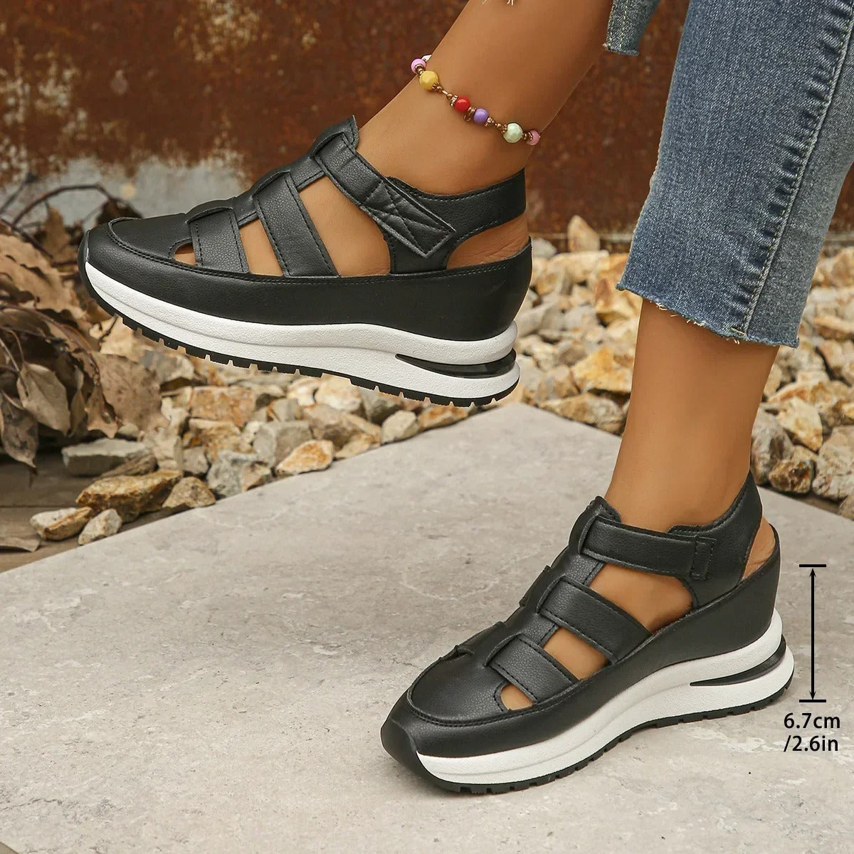 Luna | Velcro Shoes | Comfort Casual Style