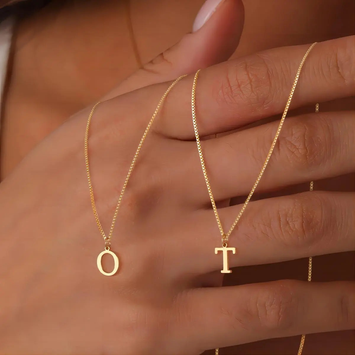 Susan | Necklace with Love Letter Initials | 18k Gold