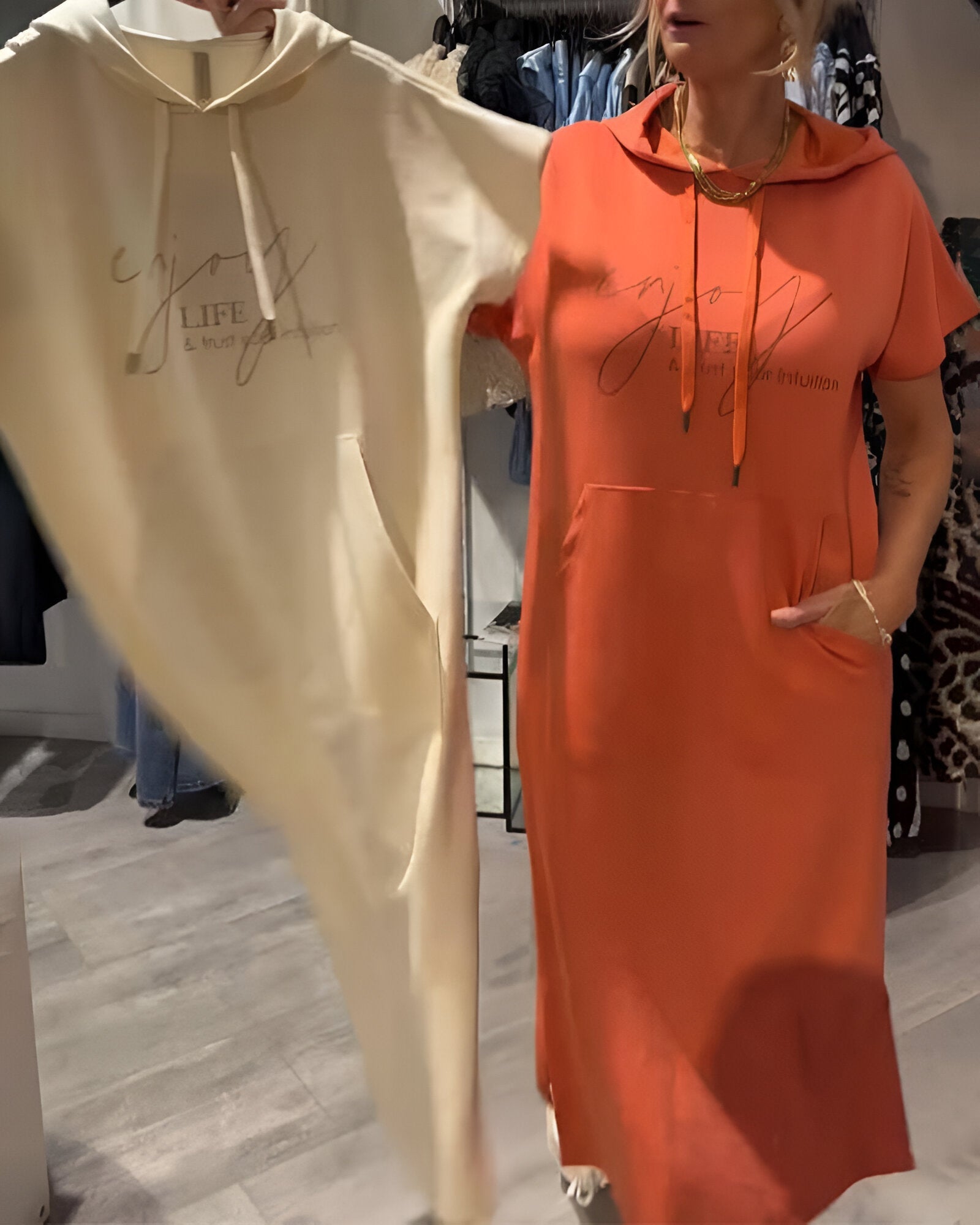 Kelly™ | Women's Casual Hoodie Dress