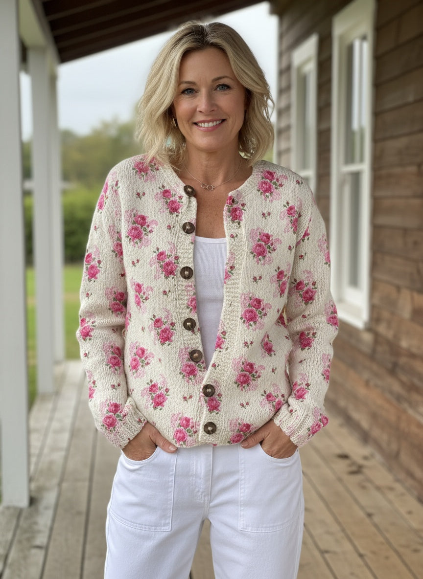 Rose™ | Autumn Pattern Cardigan