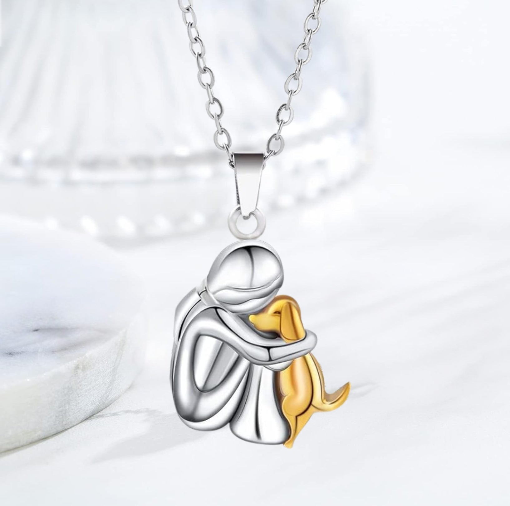 Charlie™ | Lucky Dog Pendant Necklace