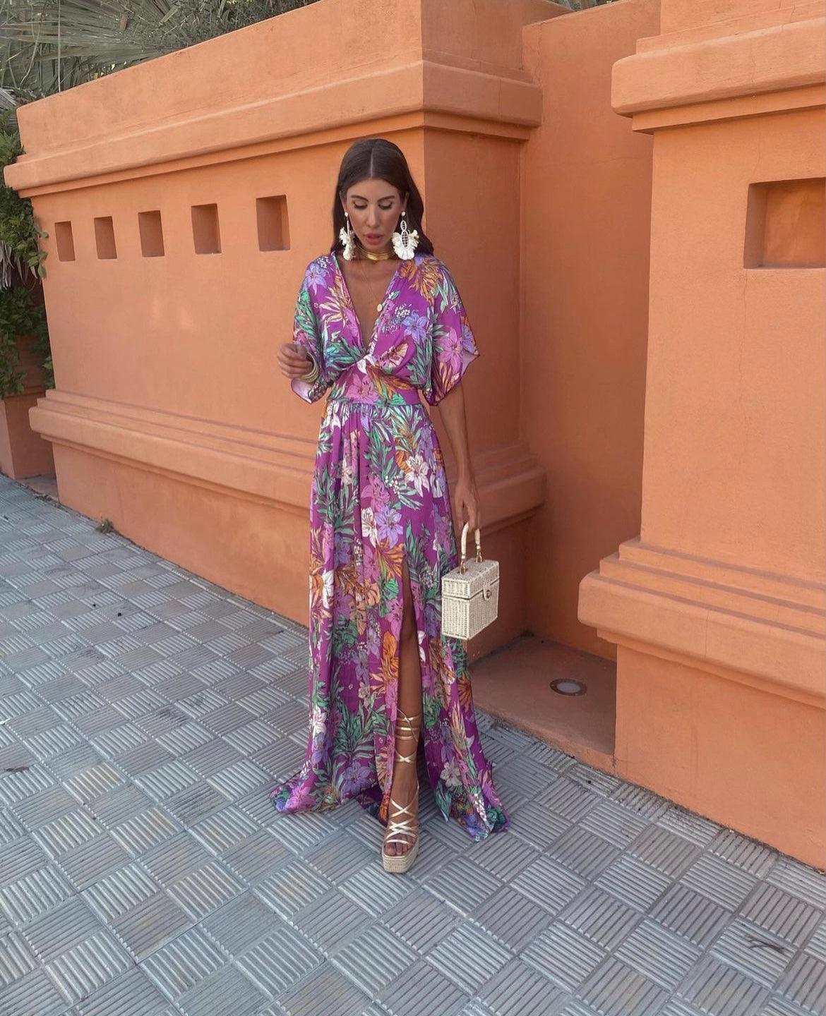 (Sold Out) Paisley™ | Floral Maxi Dress