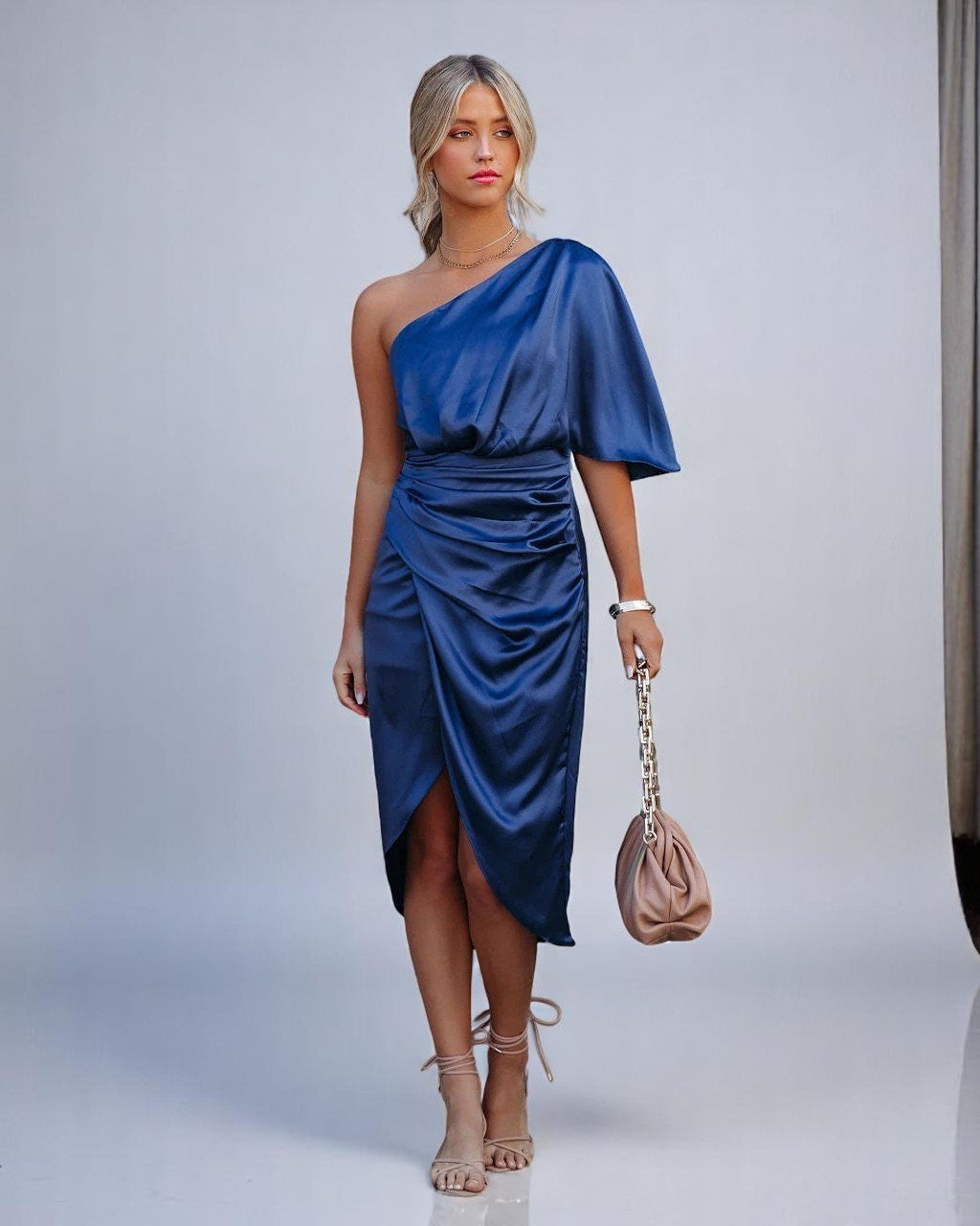 Monelle™ | Elegant One-Shoulder Dress