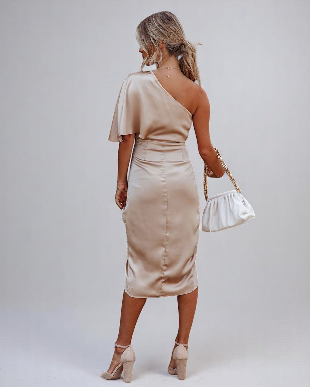 Monelle™ | Elegant One-Shoulder Dress
