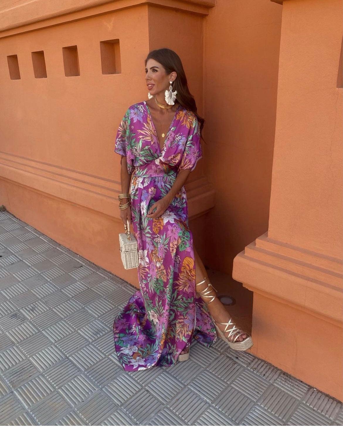 (Sold Out) Paisley™ | Floral Maxi Dress