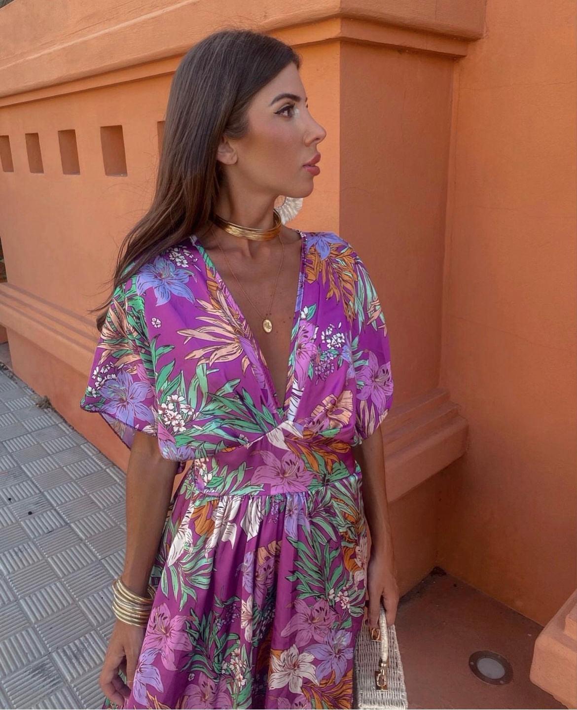 (Sold Out) Paisley™ | Floral Maxi Dress