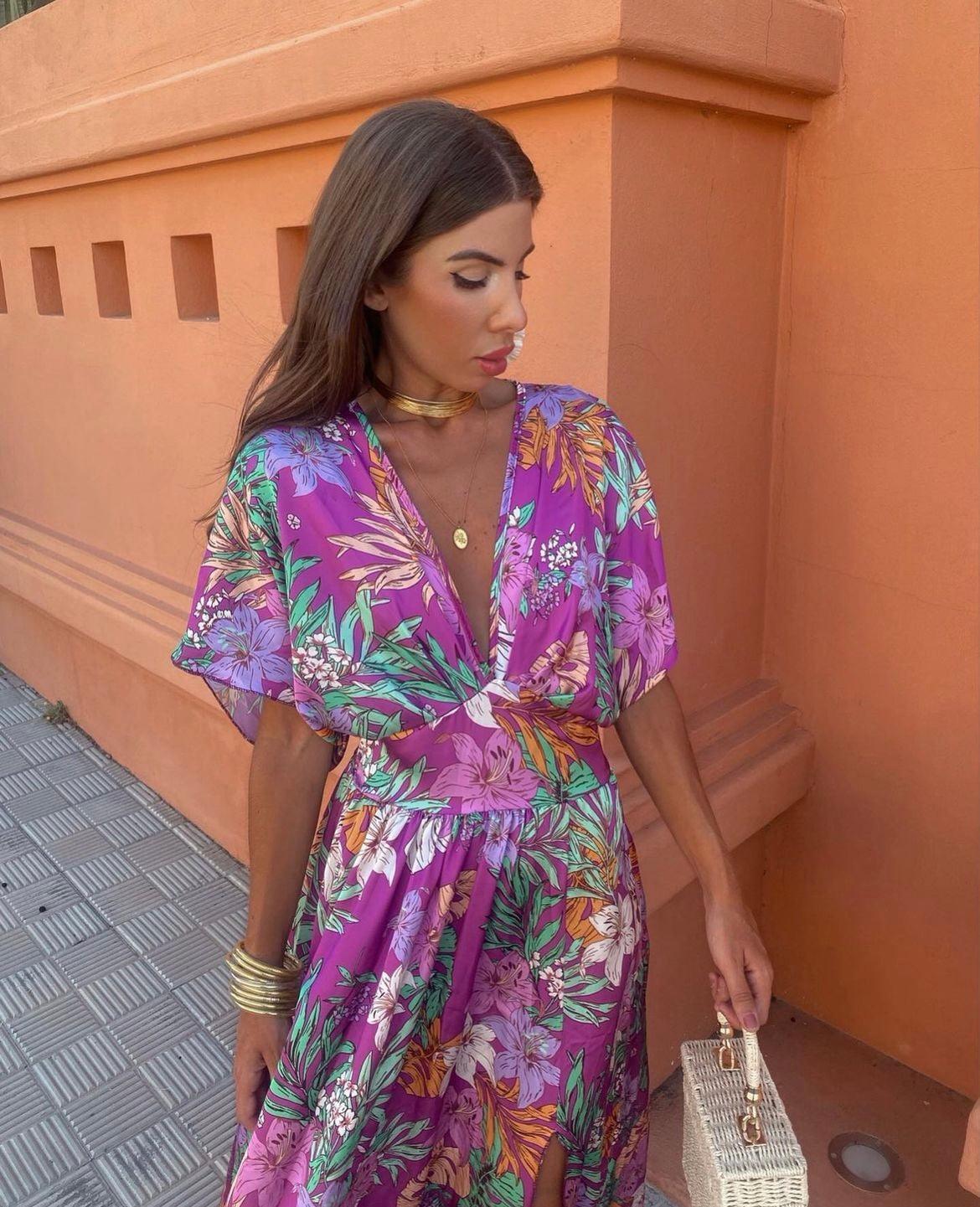 (Sold Out) Paisley™ | Floral Maxi Dress