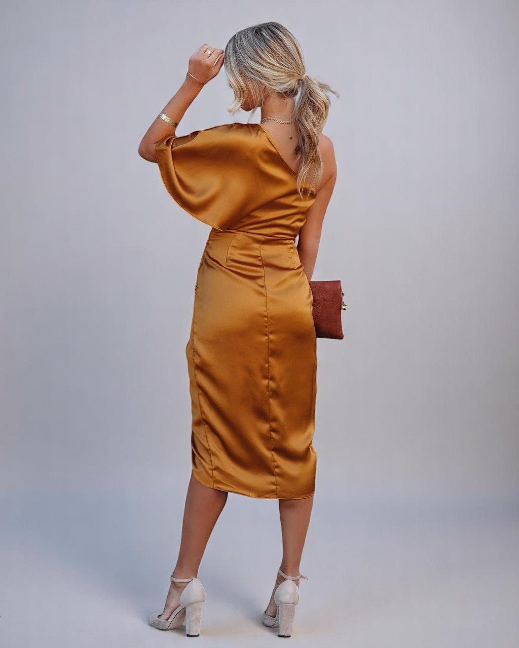 Monelle™ | Elegant One-Shoulder Dress