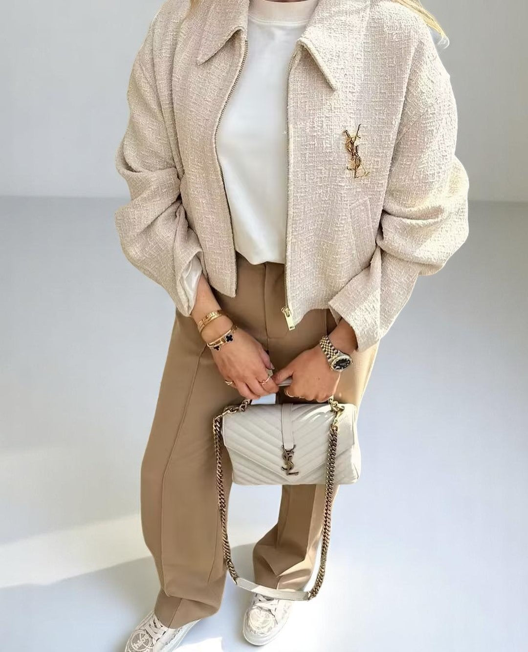 Monelle™ | Elegant Boucle Jacket