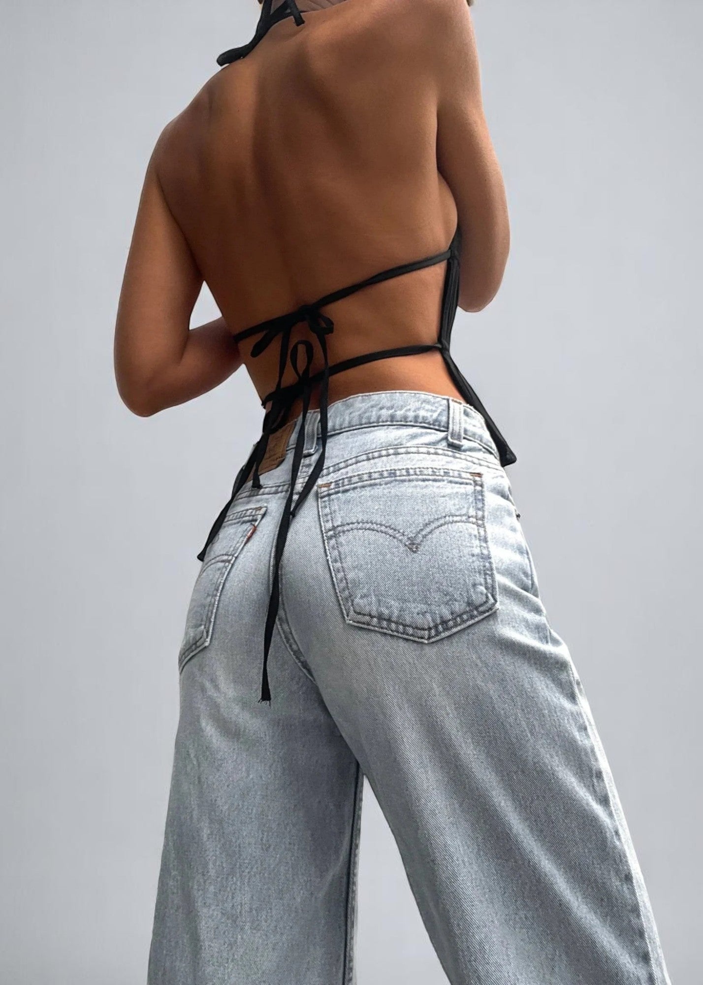 Monelle™ | Backless Pleated Top
