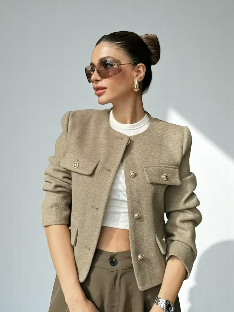 Monelle™ | Vintage Cropped Jacket