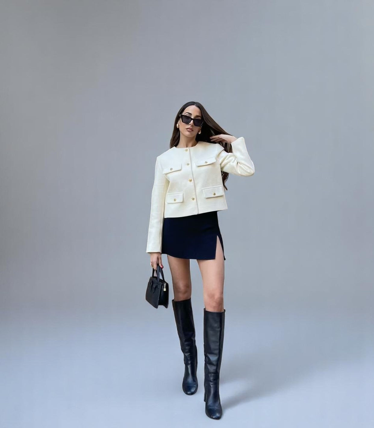 Monelle™ | Vintage Cropped Jacket