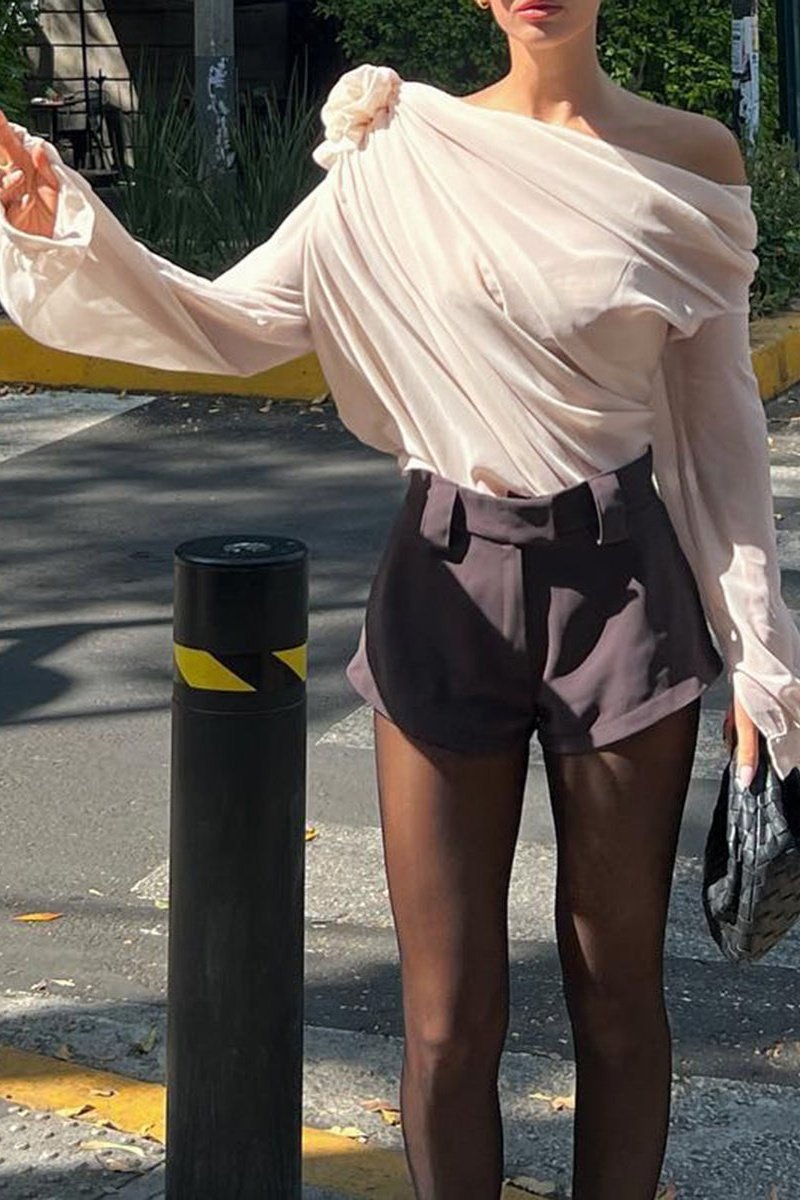 Monelle™ | Flower One Shoulder Top