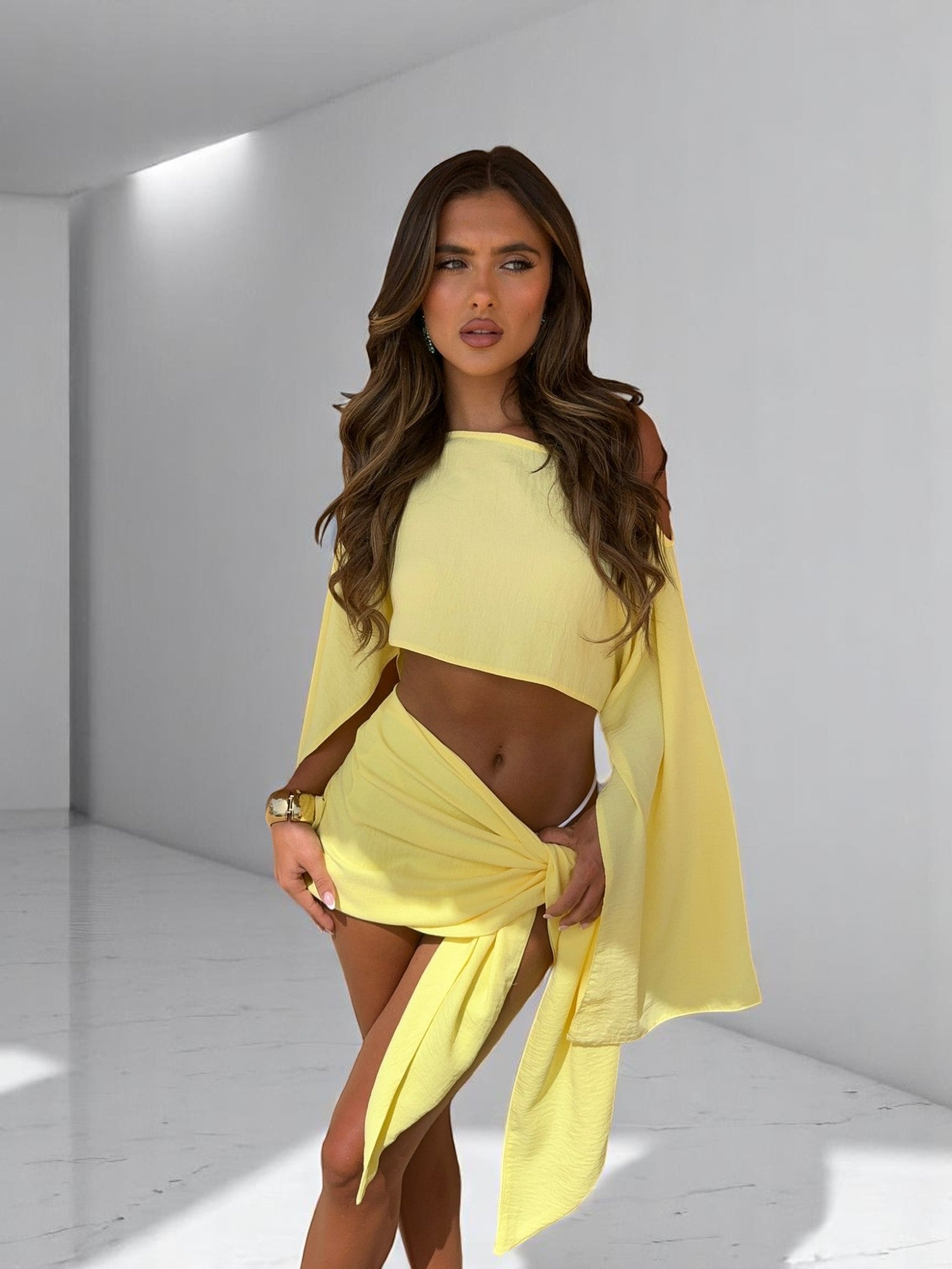 Monelle™ | Lemon Sarong Set