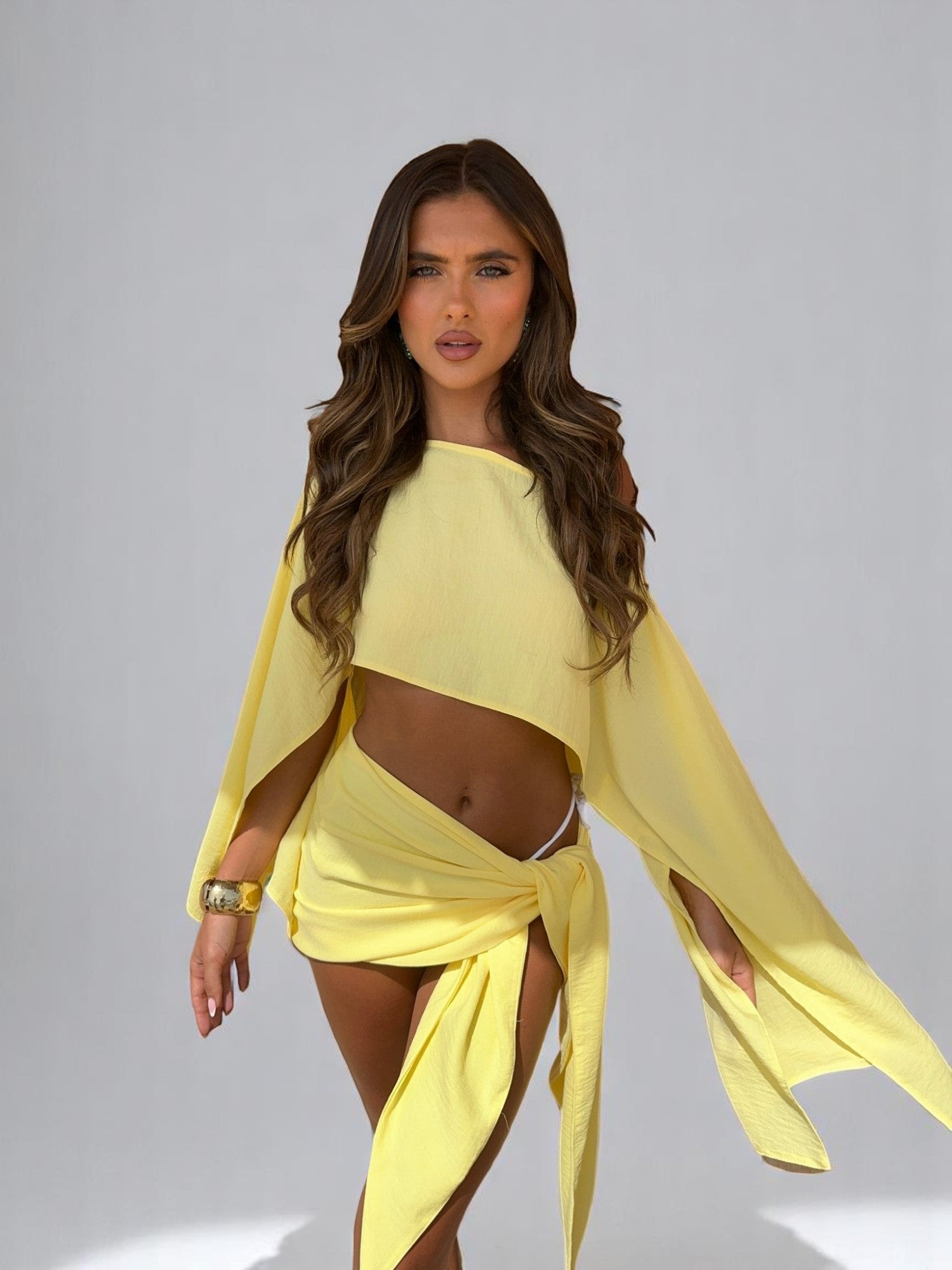 Monelle™ | Lemon Sarong Set