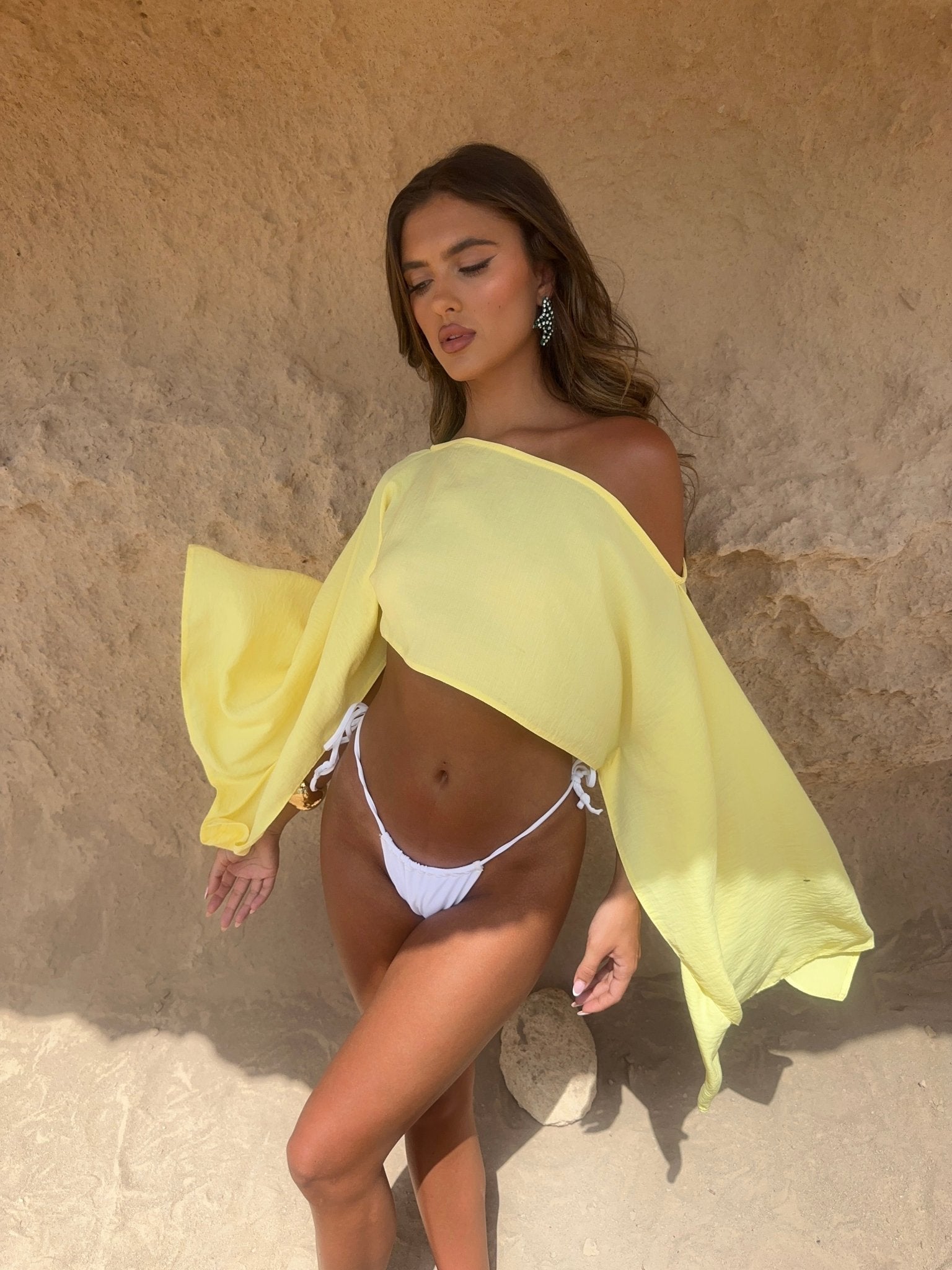 Monelle™ | Lemon Sarong Set