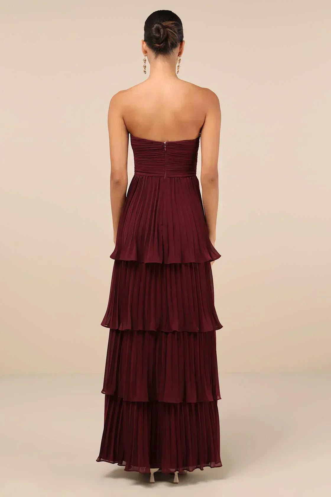 Monelle™ | Ruffled Pleated Dress