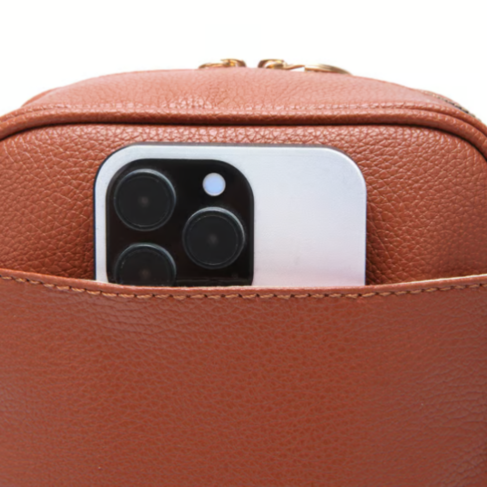 Crystal | Classic Leather Crossbody Bag