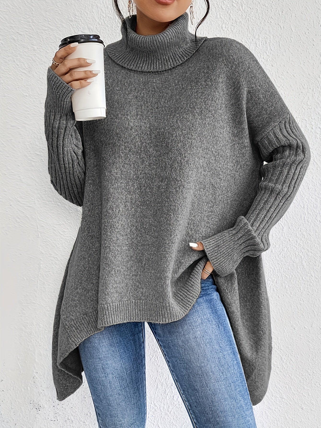 Margaret | Oversized Turtleneck Sweater
