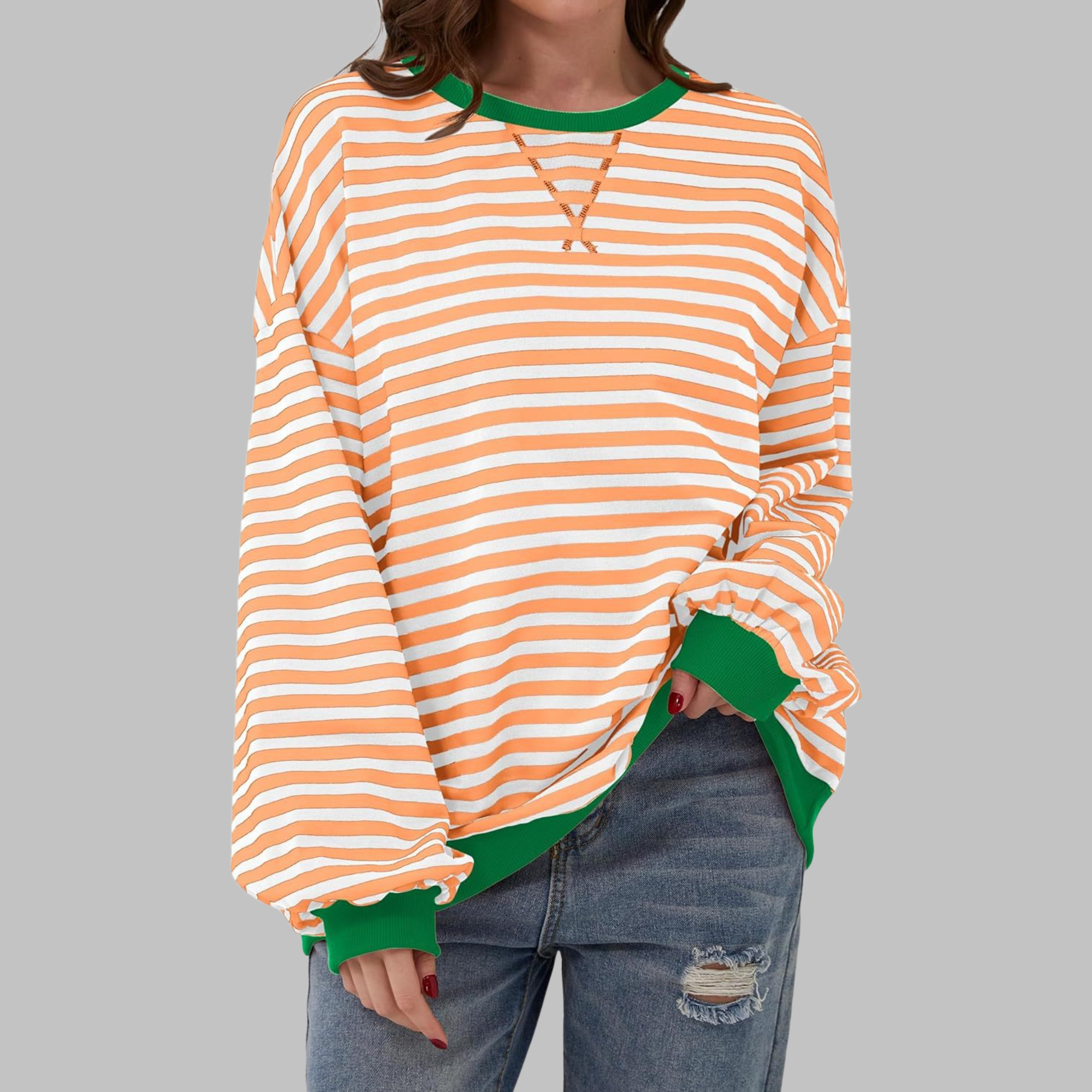 Bridget™ | Striped Knit Top