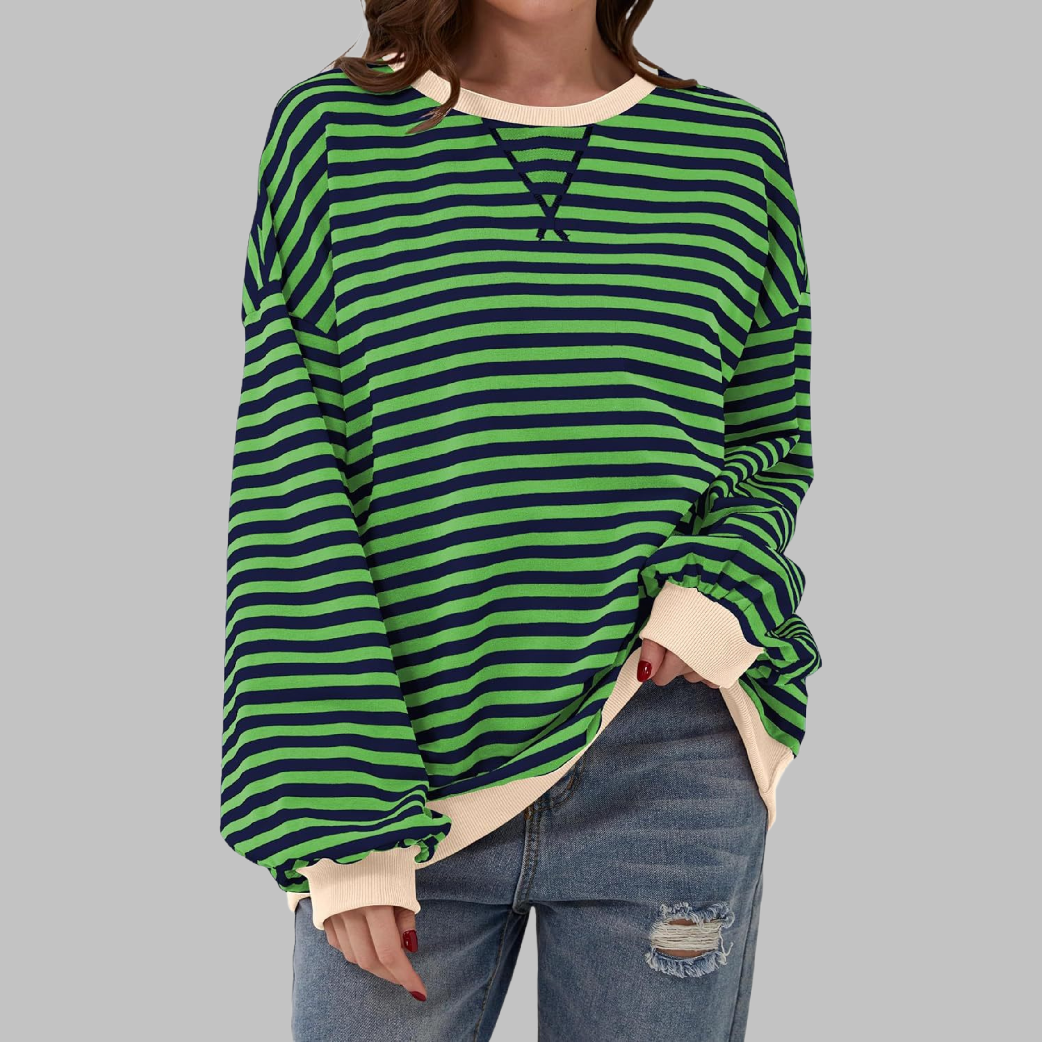 Bridget™ | Striped Knit Top