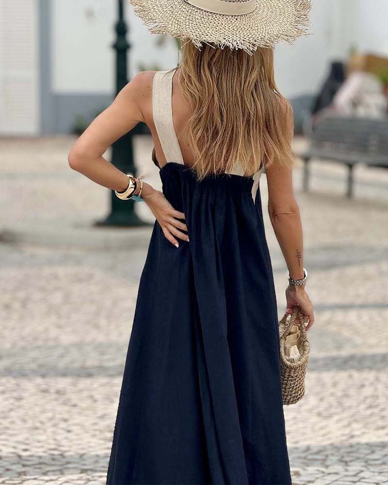 Olive™ | Cross Neck Dress