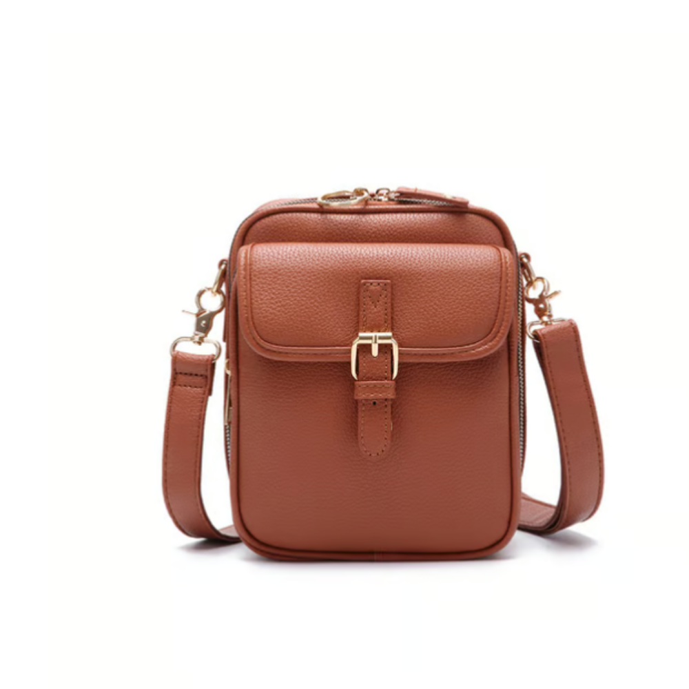 Crystal | Classic Leather Crossbody Bag
