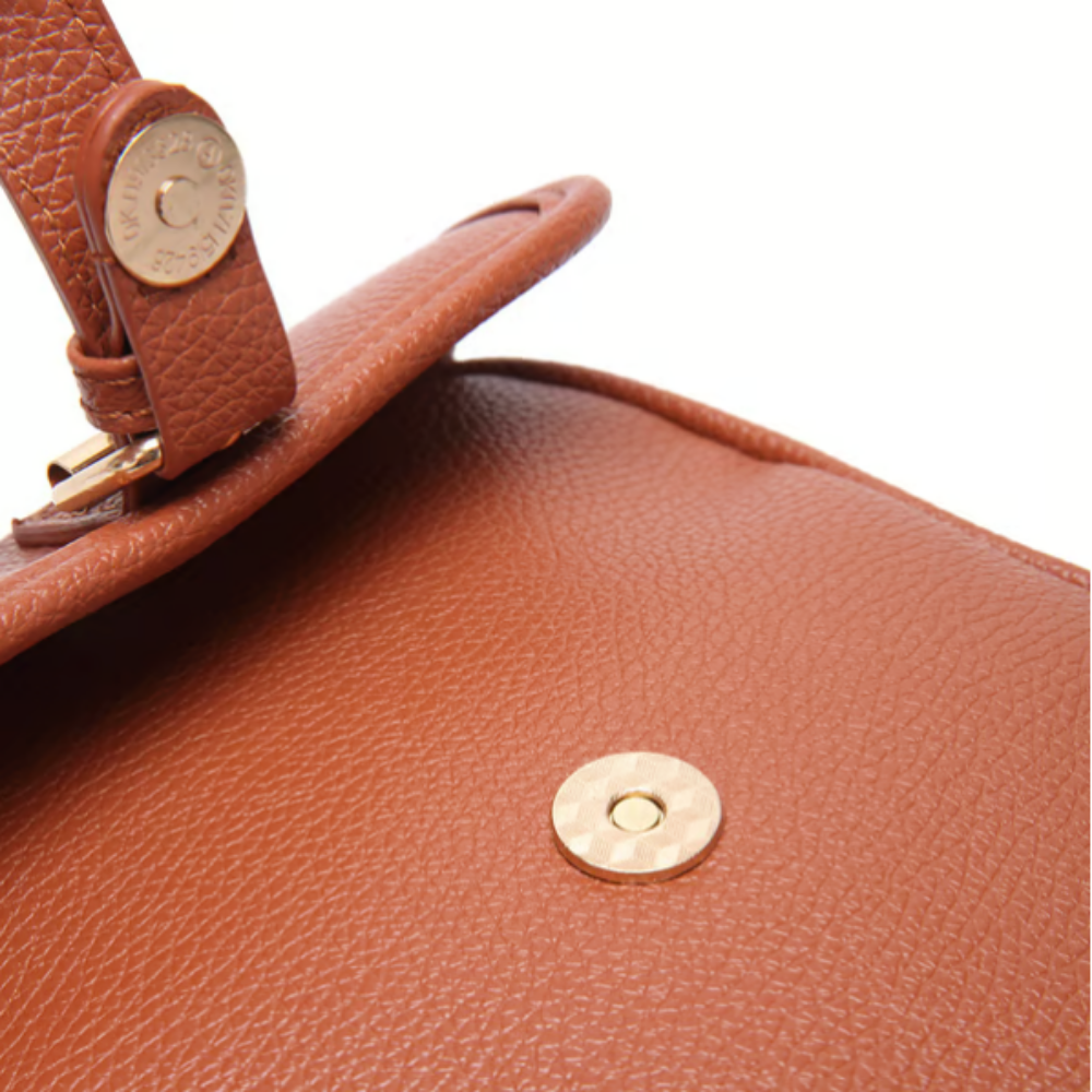 Crystal | Classic Leather Crossbody Bag