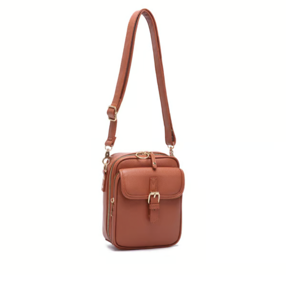 Crystal | Classic Leather Crossbody Bag
