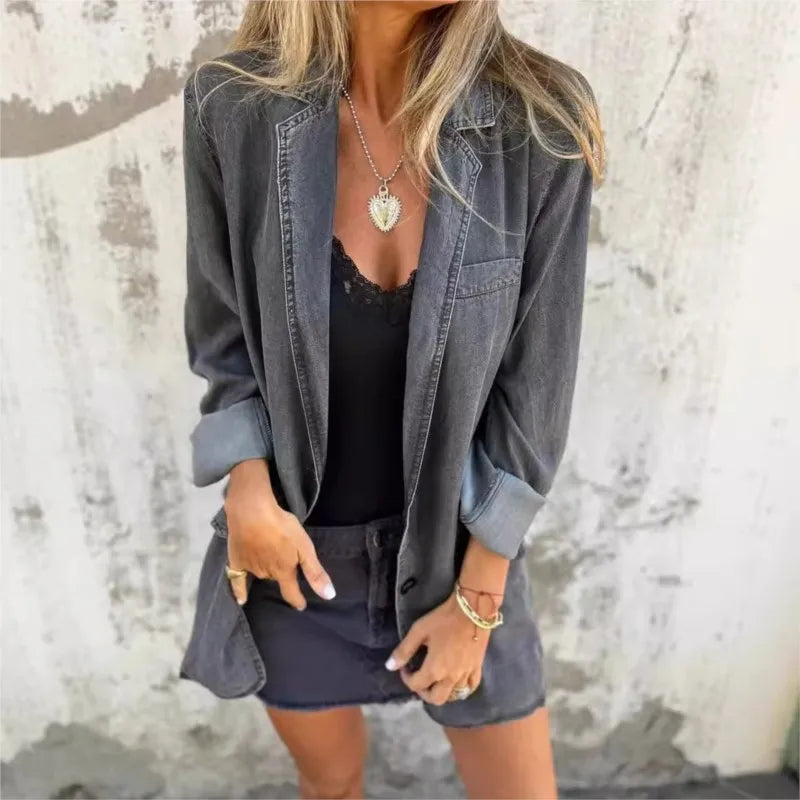 Elina™ | Stylish Denim Jacket