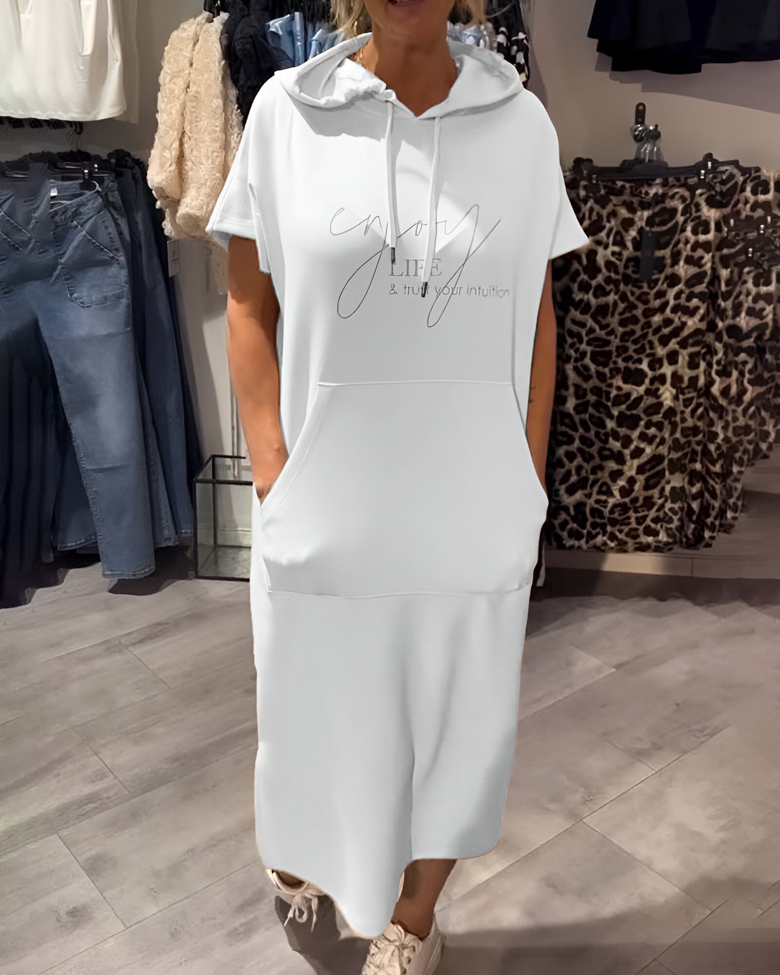 Kelly™ | Women's Casual Hoodie Dress