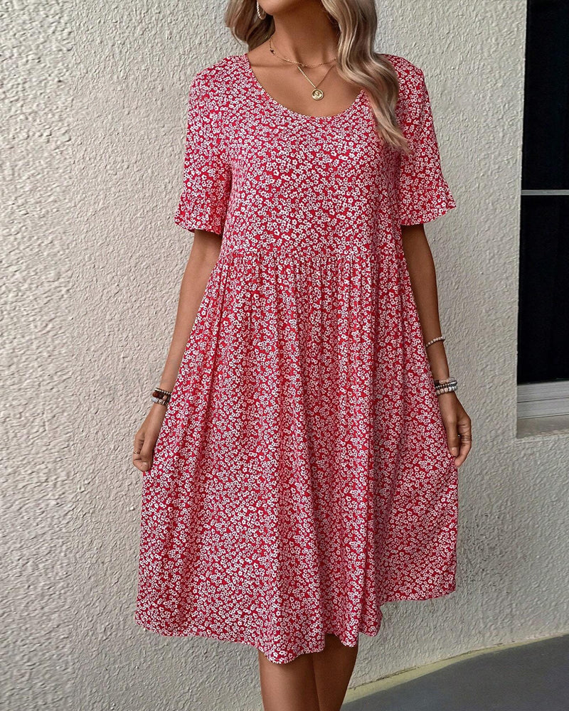 Grace™ | Elegant Floral Midi Dress