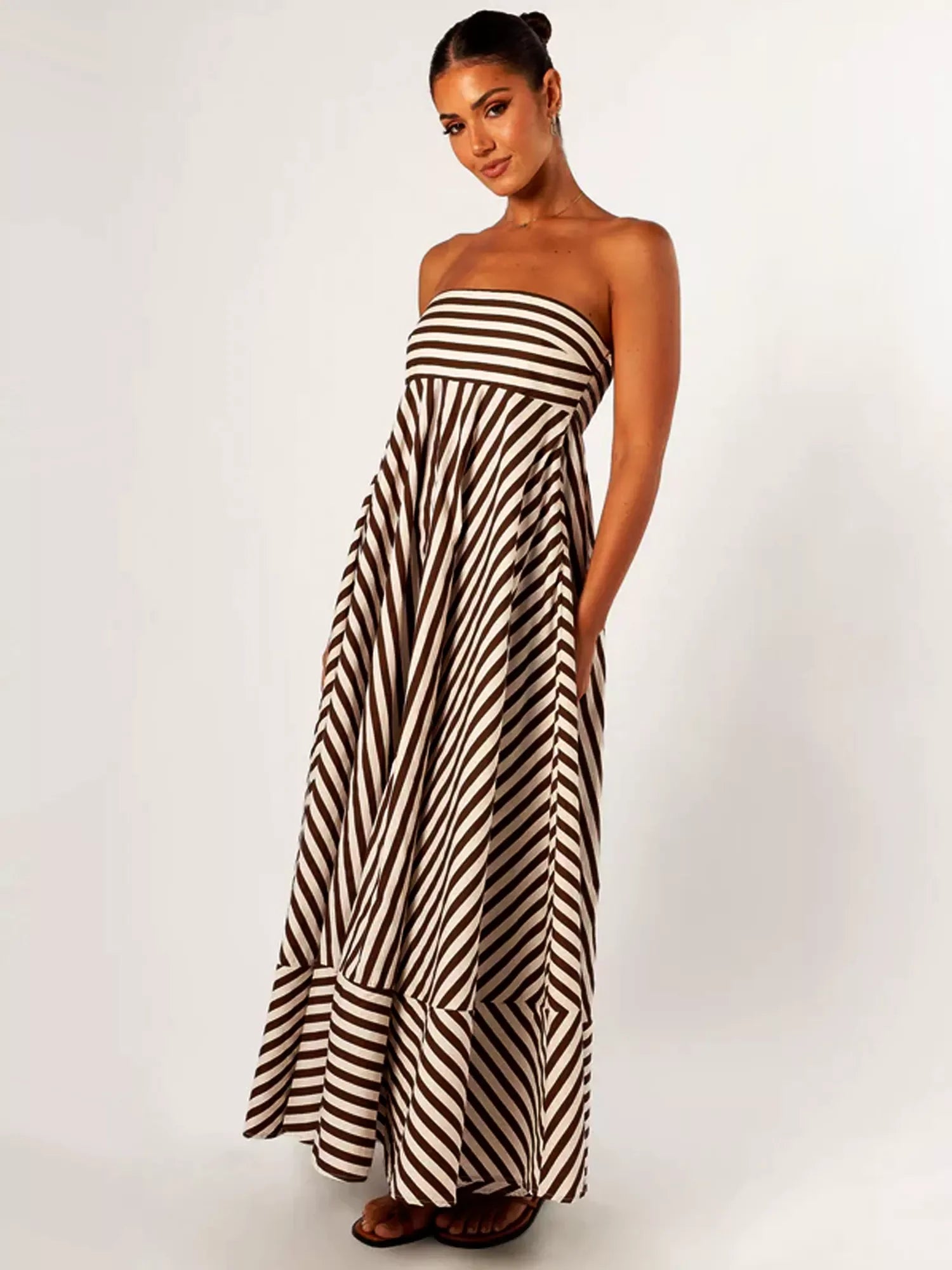 Lauren | Charm Ruched Maxi Dress