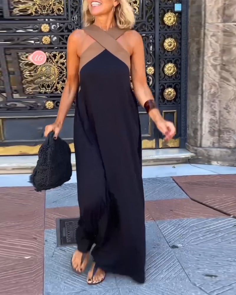 Olive™ | Cross Neck Dress
