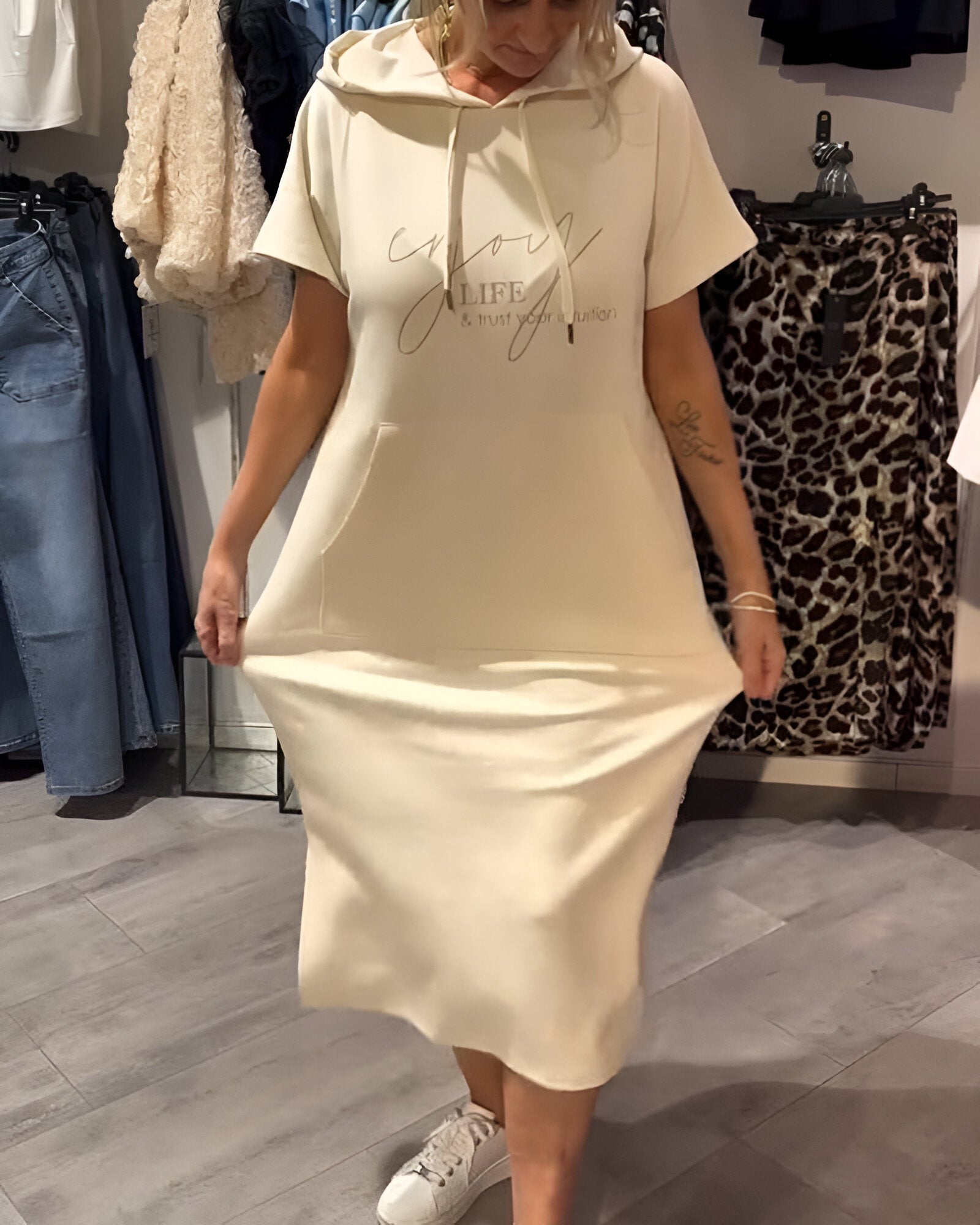Kelly™ | Women's Casual Hoodie Dress