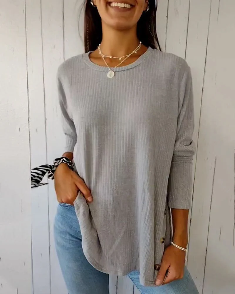 Luna | Casual Crew Top