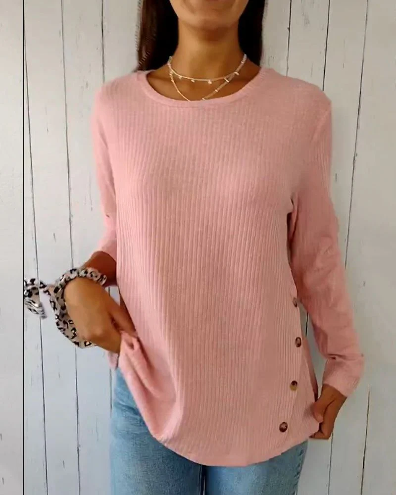 Luna | Casual Crew Top