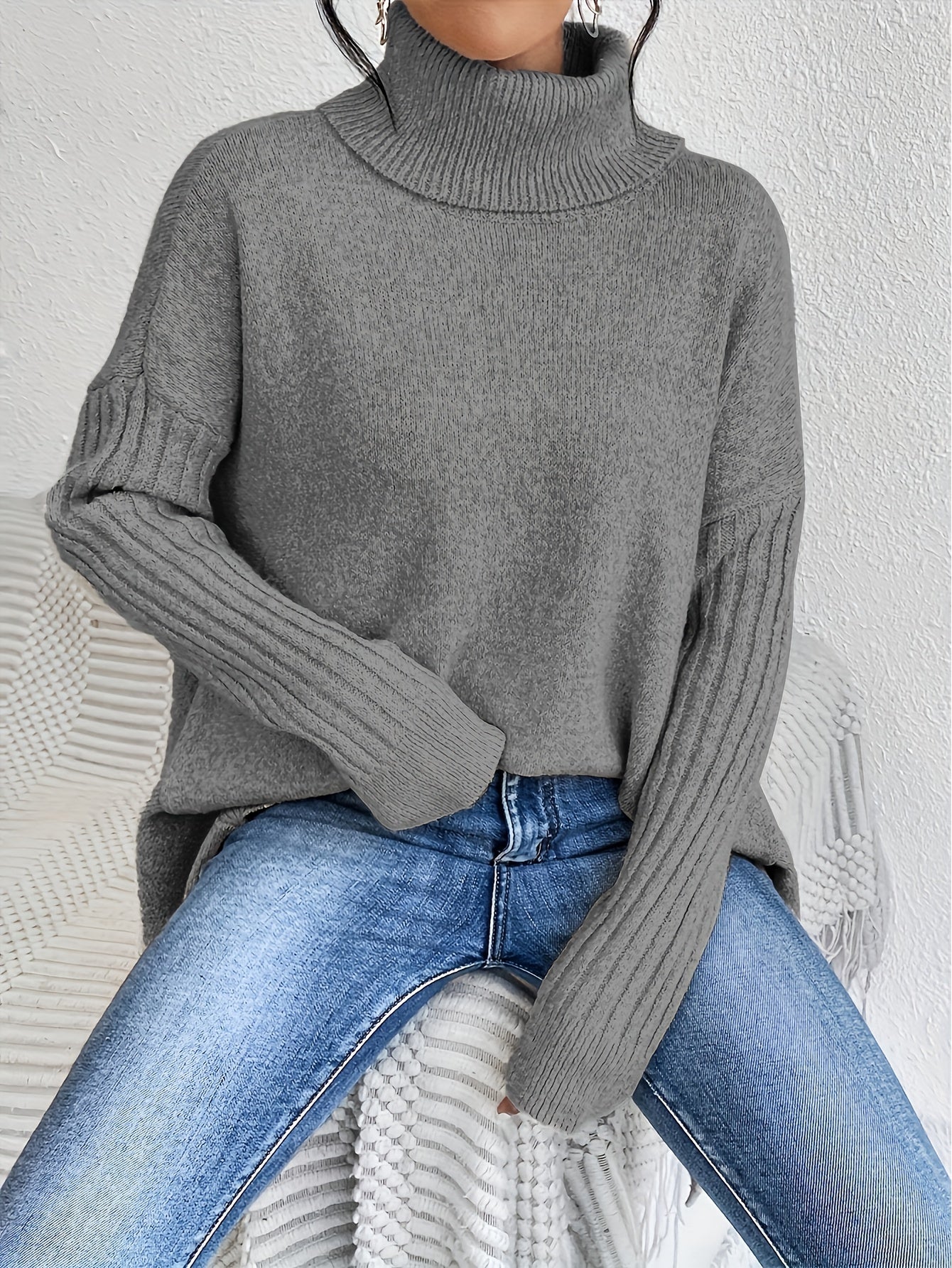 Margaret | Oversized Turtleneck Sweater