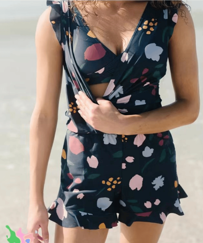 Amy™ | Flattering Ruffle Swimsuit with Bust Support