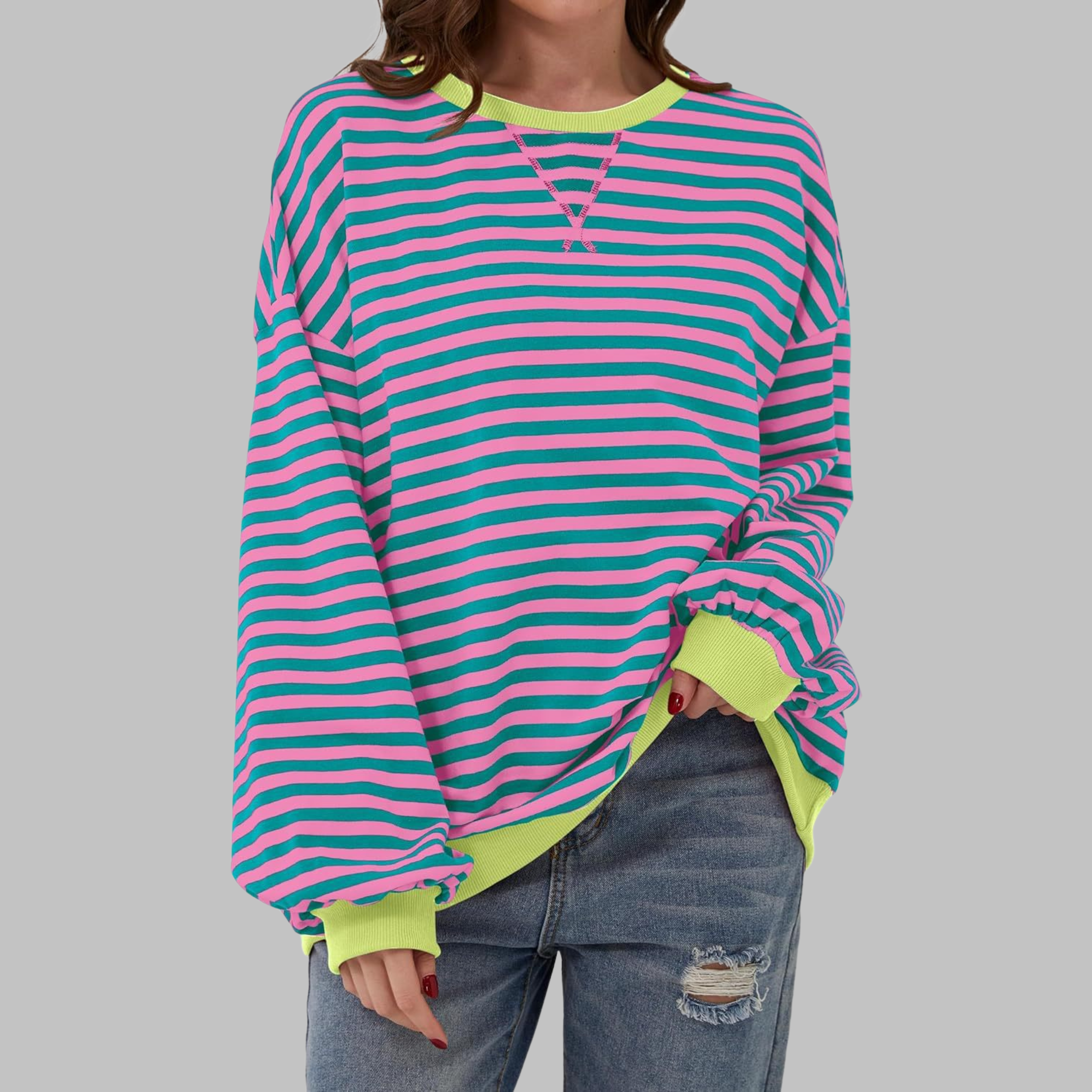 Bridget™ | Striped Knit Top