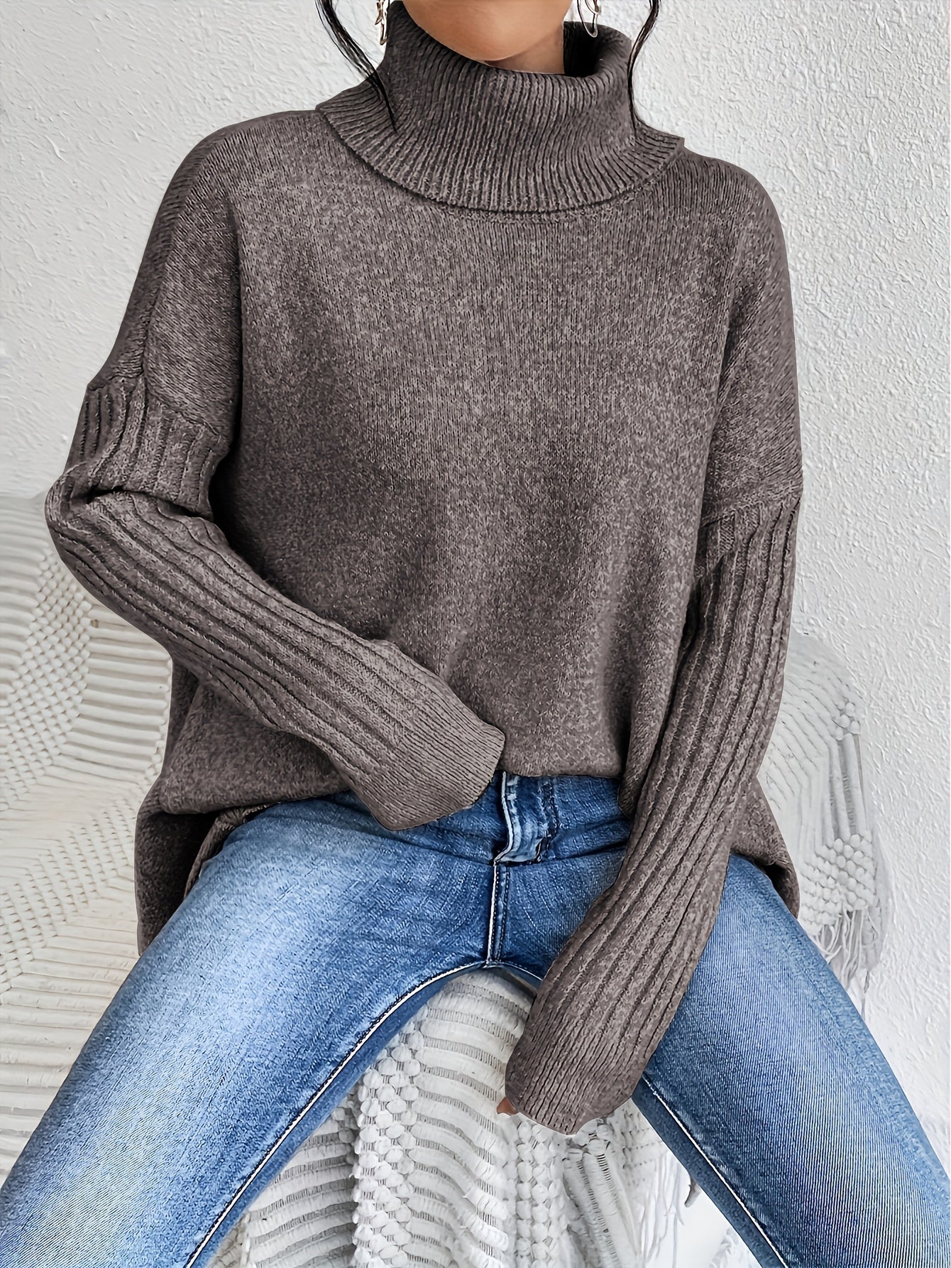 Margaret | Oversized Turtleneck Sweater