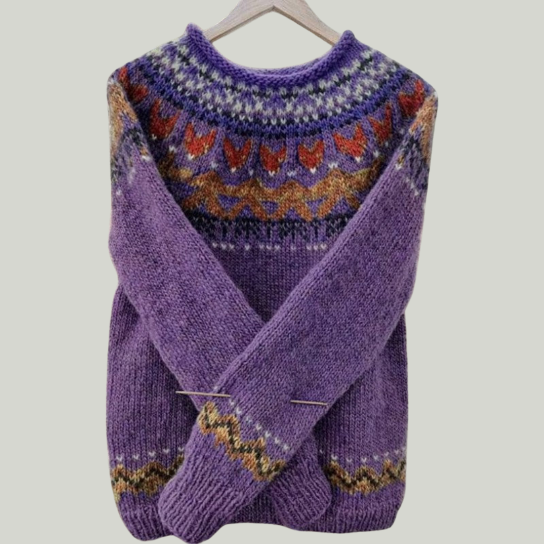 Fiona™ | Classic Nostalgia Knit Sweater