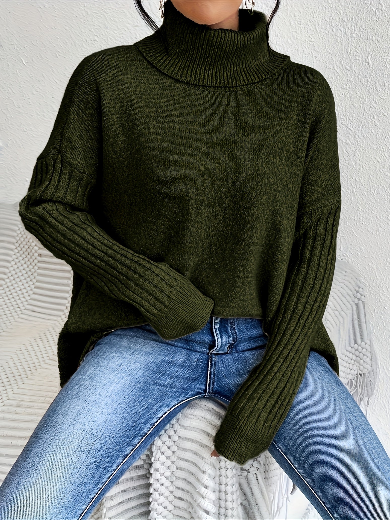 Margaret | Oversized Turtleneck Sweater