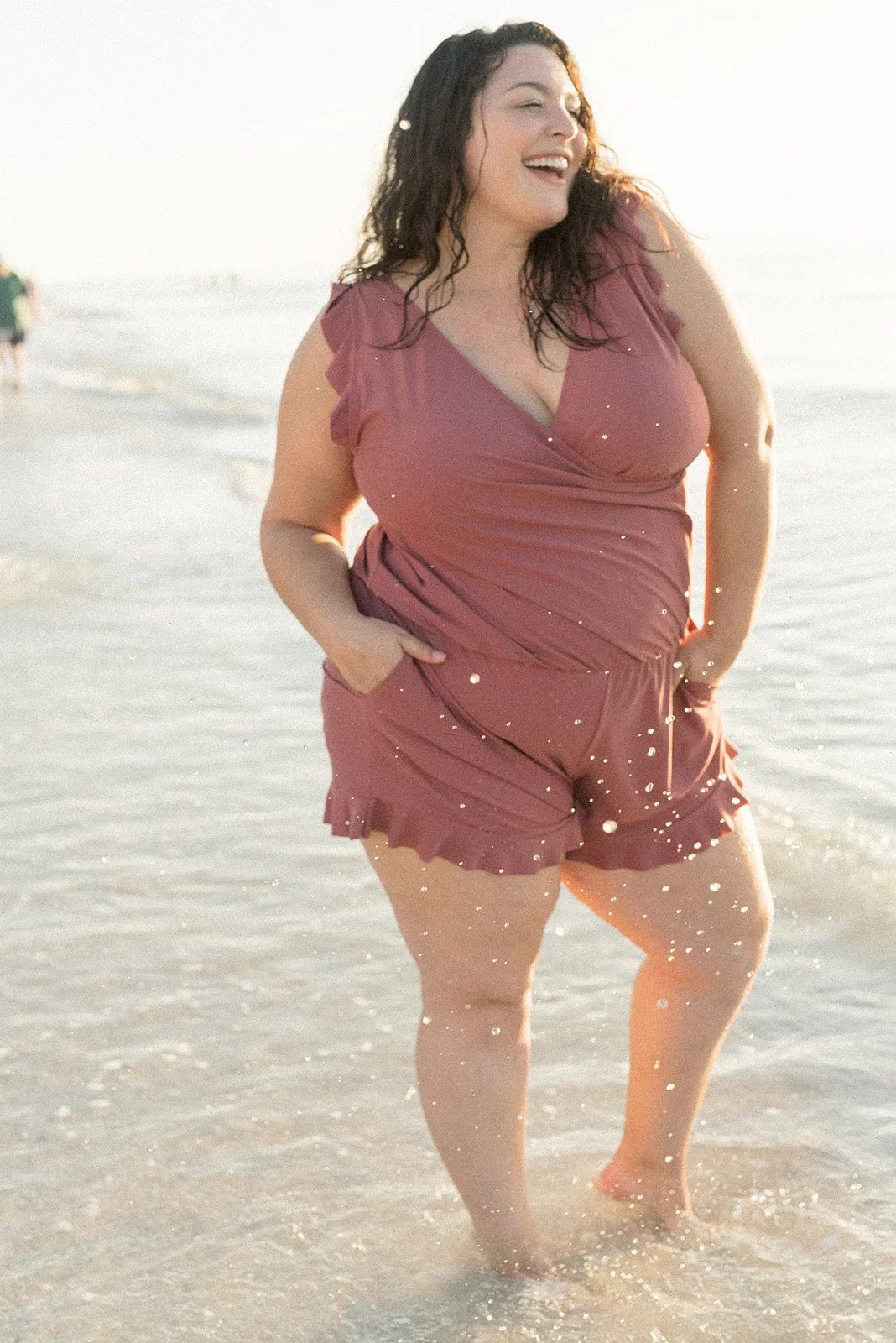 Amy™ | Flattering Ruffle Swimsuit with Bust Support