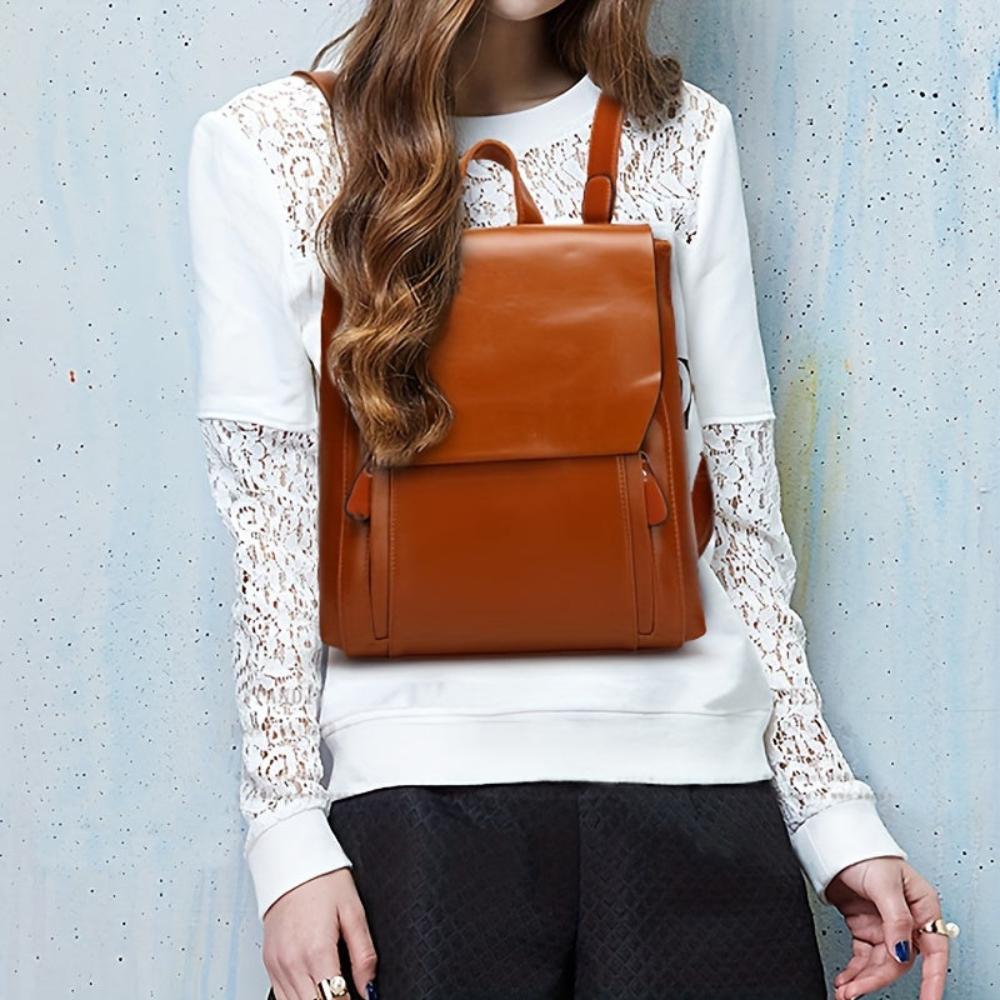 Clara™ | Quilted Leather Backpack