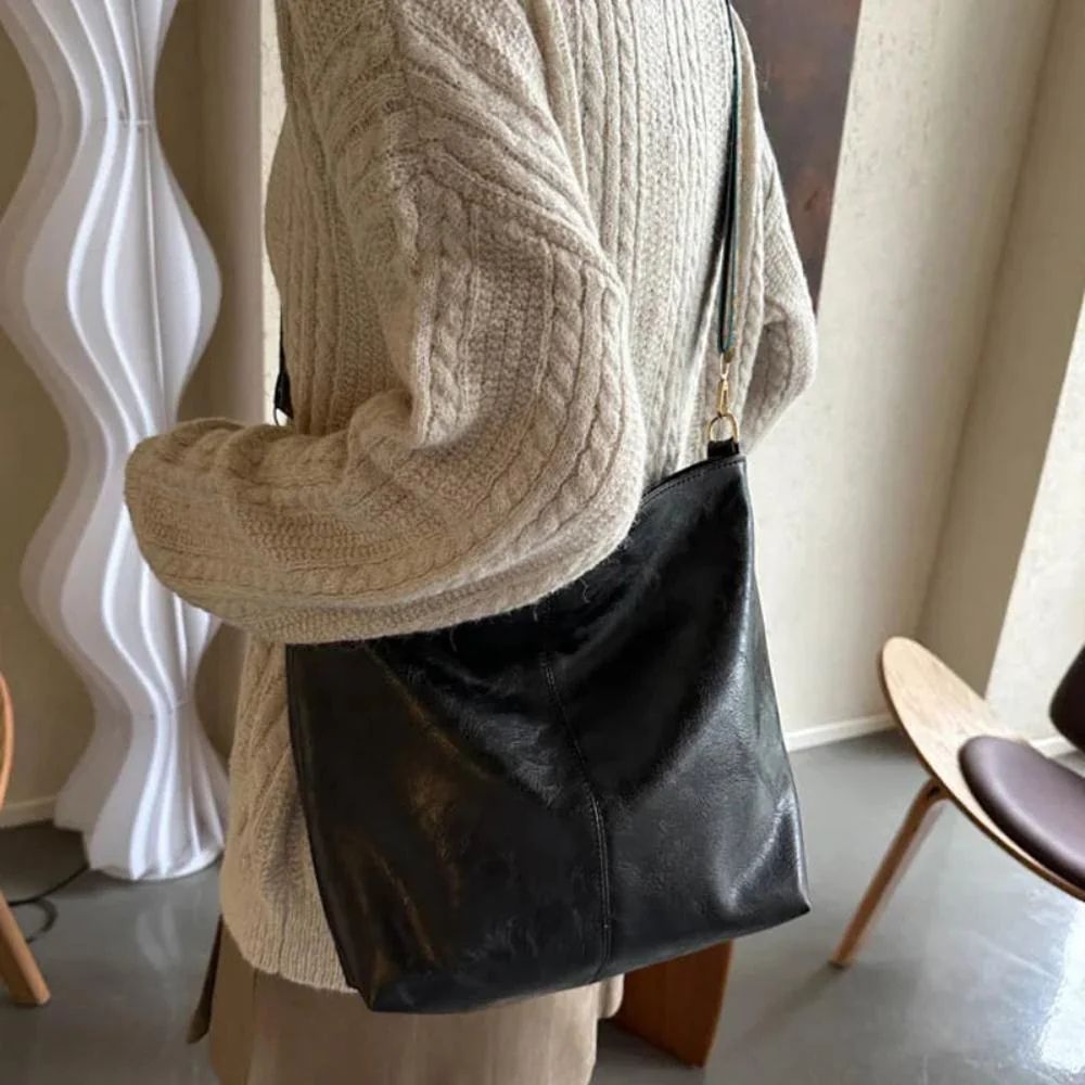 Agnes™ | Vintage Leather Shoulder Bag