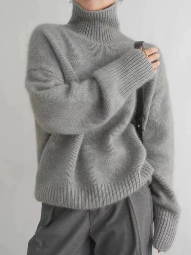 Isabella™ | Cashmere Turtleneck Sweater