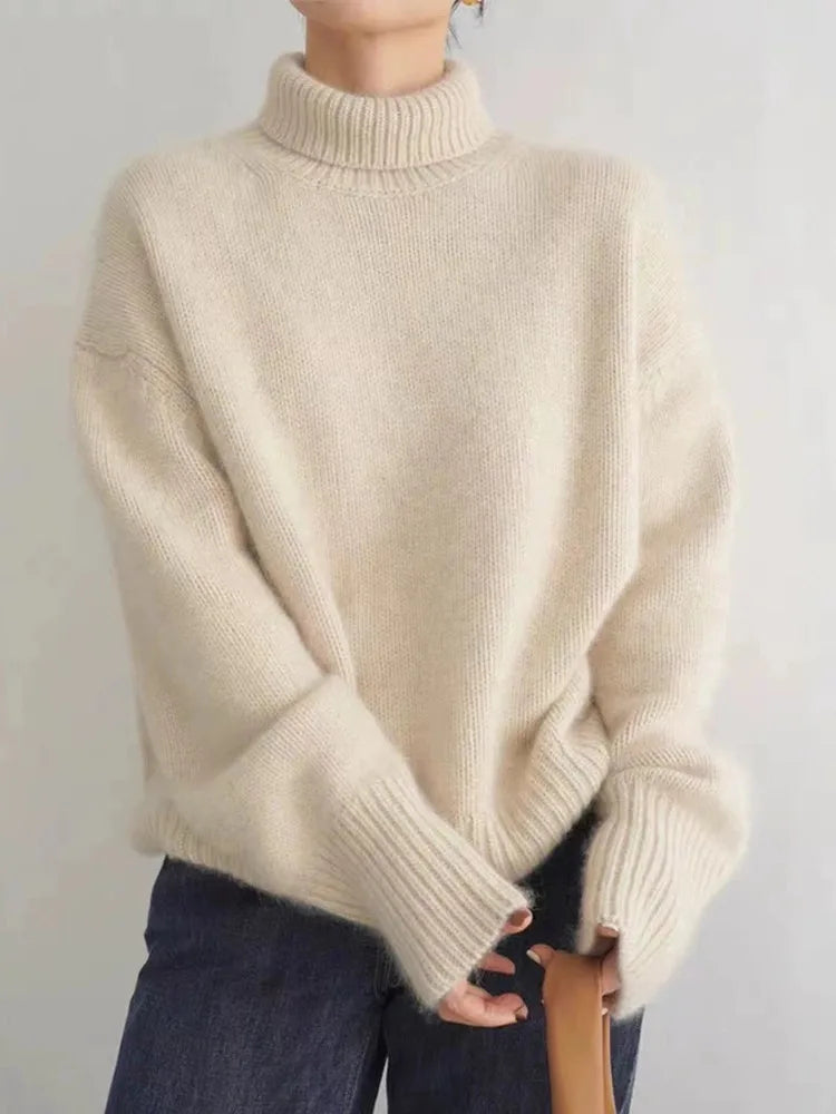 Isabella™ | Cashmere Turtleneck Sweater