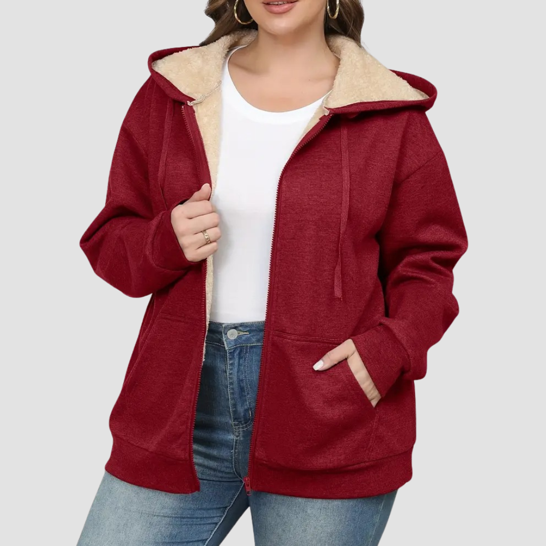 Danika™ | Lambswool Hooded Cardigan