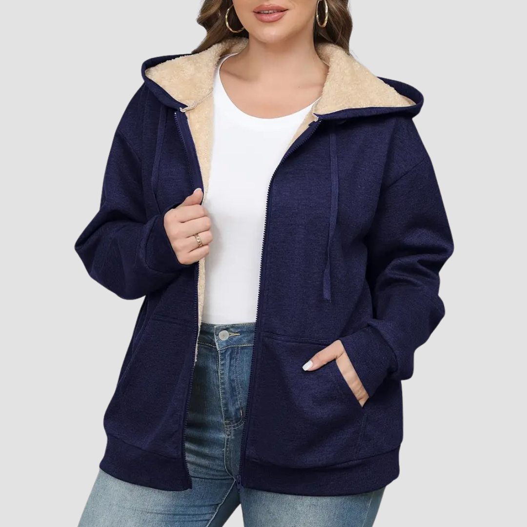 Danika™ | Lambswool Hooded Cardigan